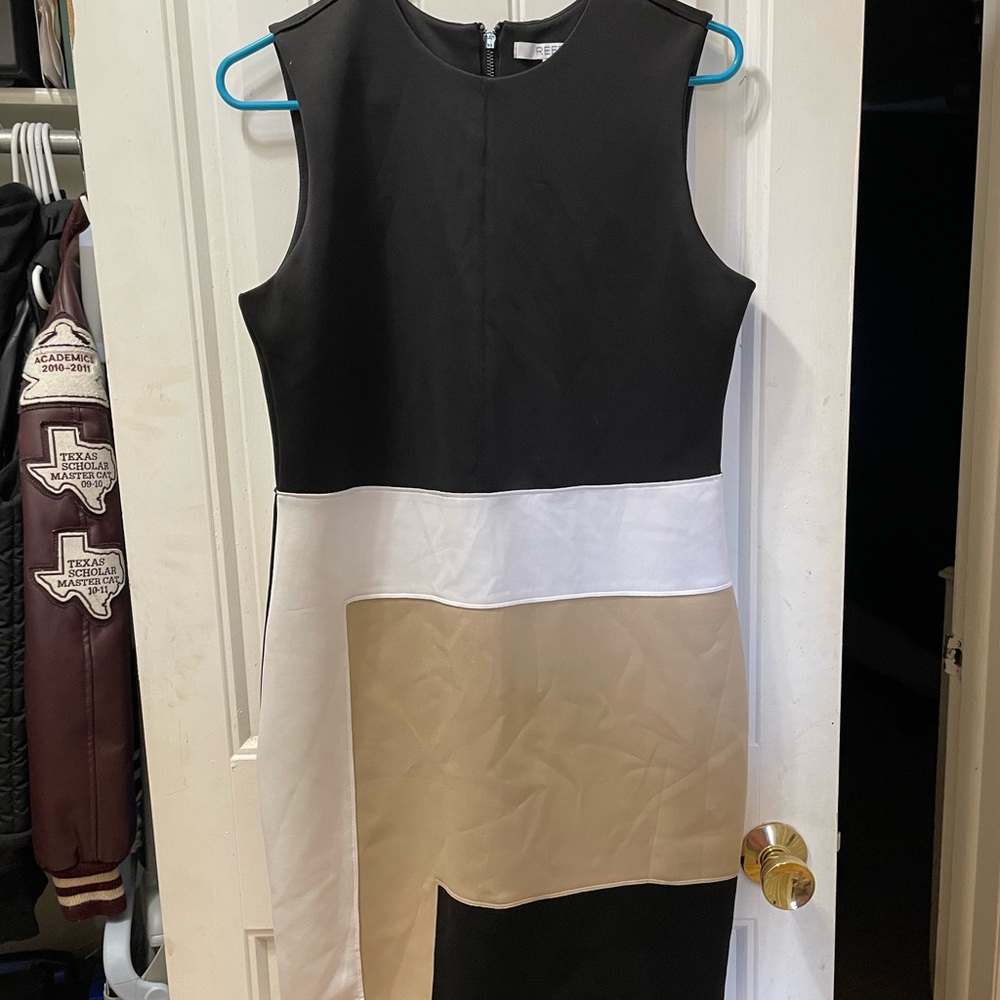 Reed patch dress